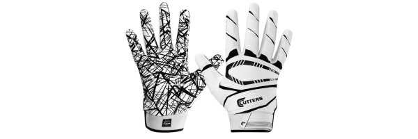 S750 Game Day Padded Gloves Youth, Wei&szlig; von Cutters