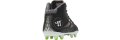 BURN 8.0 Schwarz/Grau Football Schuhe, normal Breit